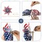 24"H Set of 12 Plastic Stars&Stripes Patriotic/ Americana Windmills